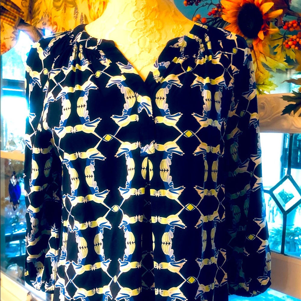 Crown & Ivy Bird Blouse